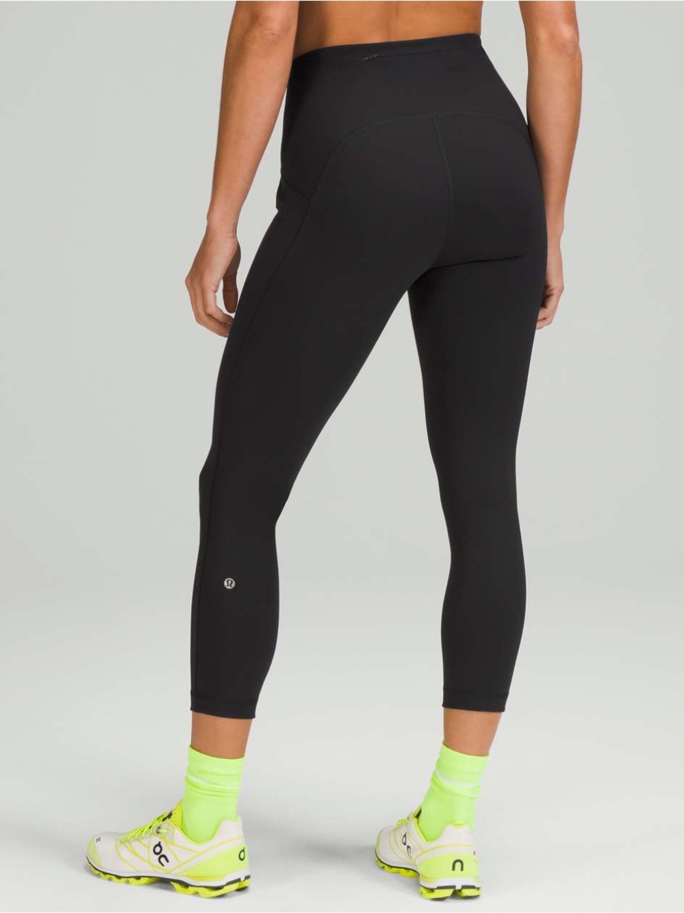 LULULEMON Swift Speed High-Rise Crop 23" - Black - Size 4